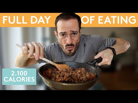 What I Eat In a Day to Lose Weight  Healthy recipes 2100 calories  Full day of Eating for fat loss