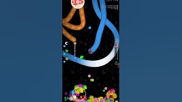 worm zoom io 🐍 Snake 🐍 Biggest Snake io Epic killer magic Gameplay #gaming #videogames #trending