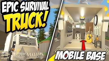 EPIC SURVIVAL TRUCK - Unturned Mobile Base | Custom Truck Design!