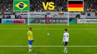 BRAZIL vs GERMANY - Final FIFA World Cup 2026 - Penalty Shootout - Neymar vs Muller | PES