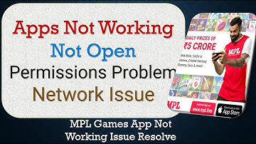 How To Fix MPL Games App not working | Not Open | Space Issue | Network & Permissions Issue