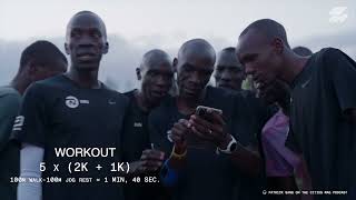 WORKOUT: Eliud Kipchoge Track Session 5 x (2K + 1K) In Kenya