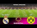 Real Madrid vs Borussia Dortmund - FIFA Club World Cup Quarter-Final | eFootball | PES 21 Simulation