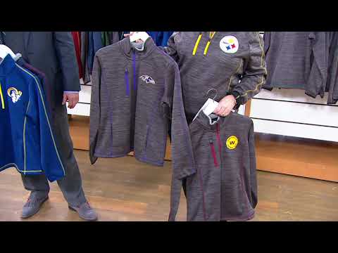 NFL Men's or Womens Transitional Half Zip Pullover on QVC