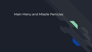 How to make Missile Command in Unity - 24 - Main Menu and Missile Particles