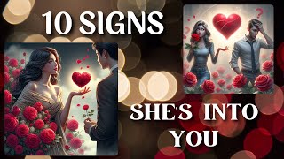 10 signs She's Into You | Whispers Of Love #shelovesyou #shein #datingadvice #loves #love #falling Resimi