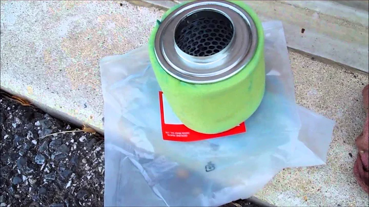 How to change XR80r airfilter