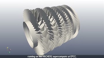 SC22: Virtual Certification of Gas Turbine Engines – Visualizing the DLR Rig250 Compressor