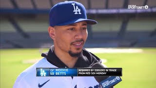 Famous Mookie Betts Interview | Mookie Talks About His Excitement About Joining the Dodgers Profile