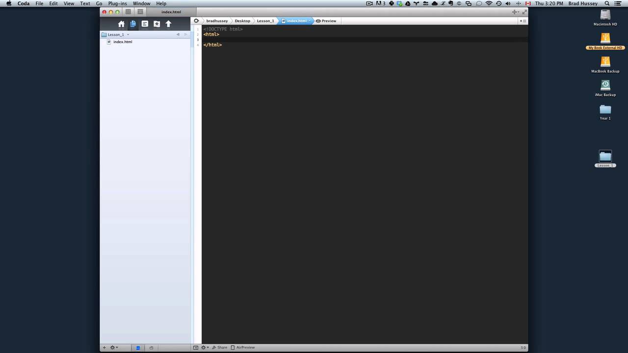 Build a site from Scratch with HTML & CSS P1 The Basic Structure