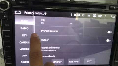 Belsee Bluetooth RF210 settings PX5 PX6 Head Unit Radio