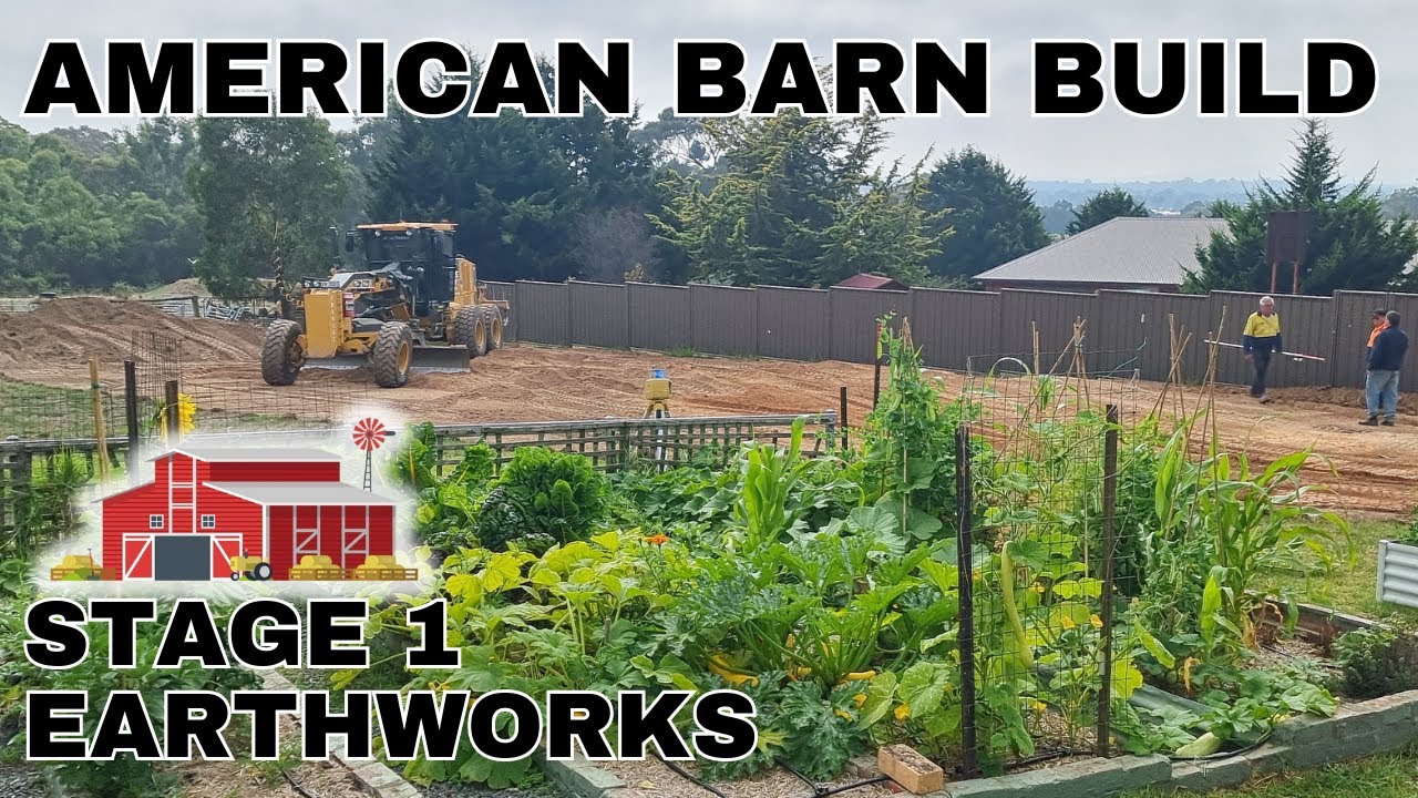 "Constructing a Dream!" Watch the American Barn Build take off with Earthworks