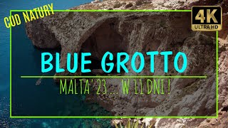 BLUE GROTTO [4K] – MALTA’23 W 11 DNI! (#25 zabytki i atrakcje rycerskiej wyspy słońca)