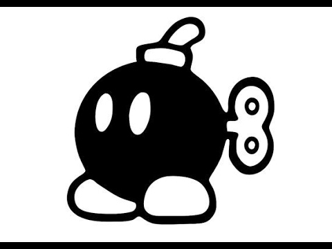 how to draw the mario bomb youtube