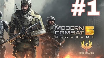 MODERN COMBAT 5: BLACKOUT ANDROID WALKTHROUGH - GAMEPLAY PART 1 CHAPTER 1: VENICE THE LIE