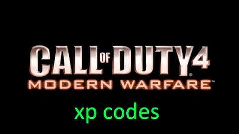cod4 xp codes ps3