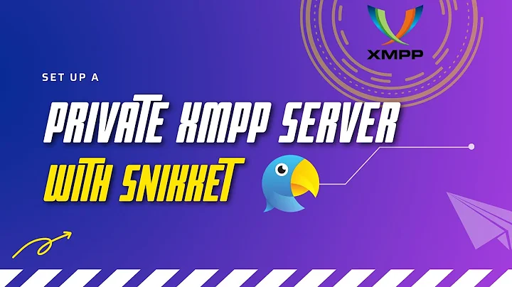 Set up an XMPP/Jabber private server with Snikket