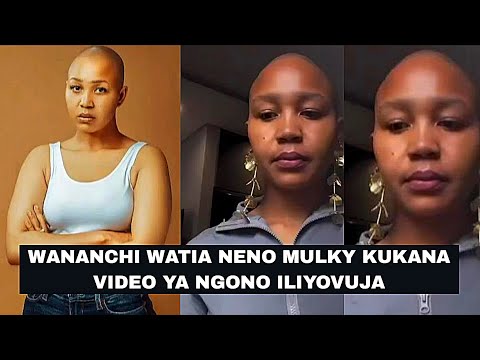 VIDEO WANANCHI WATIA NENO MULKY KUKANA VIDEO YA NGONO ILIYOVUJA 