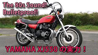 Yamaha XJ550  Owner Interview, Engine Sound & Riding Review