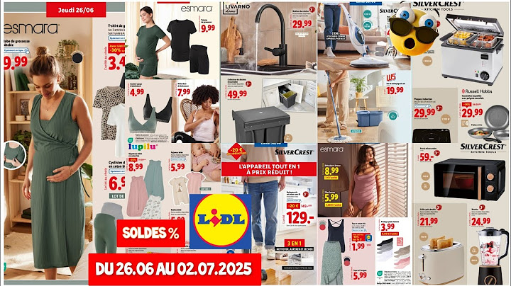 ✅ARRIVAGES LIDL DU 26.06 AU 02.07.2025