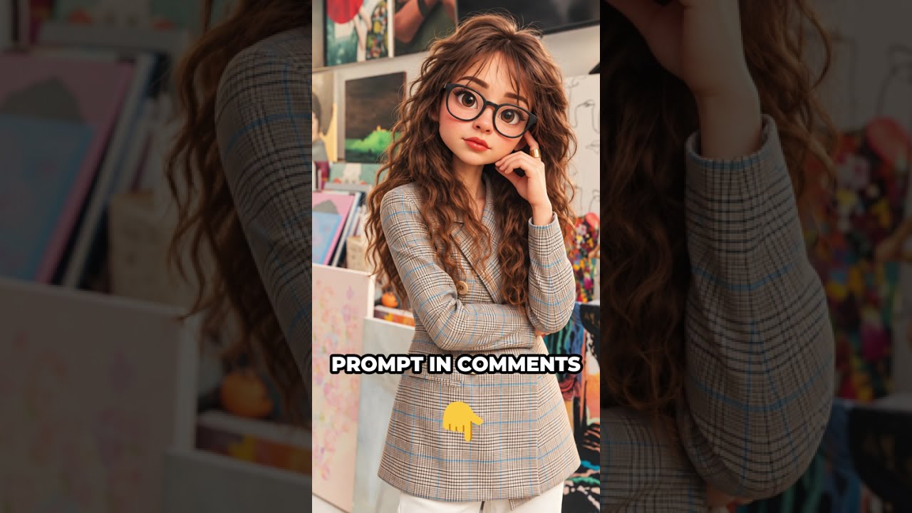 3D cartoon AI transformation preview