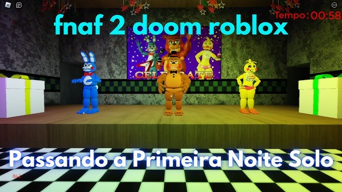 ROBLOX Fnaf 2 DOOM but we take forever to learn the game 