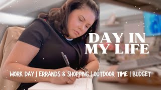 🌸 DITL | work day | errands &amp; shopping | outdoor time | budget