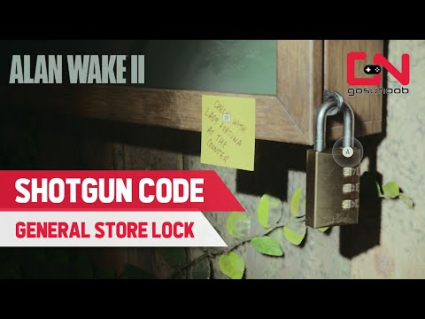 What is the shotgun code in Alan Wake 2 in the general store