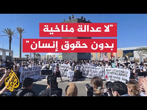 شاهد| نشطاء يطالبون بالإفراج عن سجناء الرأي في مصر على هامش قمة المناخ