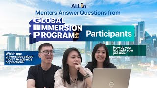 🎓JUST ATTENDING ONE IMMERSION PROGRAM ENOUGH🤔MENTORS ANSWER QUESTIONS FROM GLOBAL IMMERSION PROGRAM