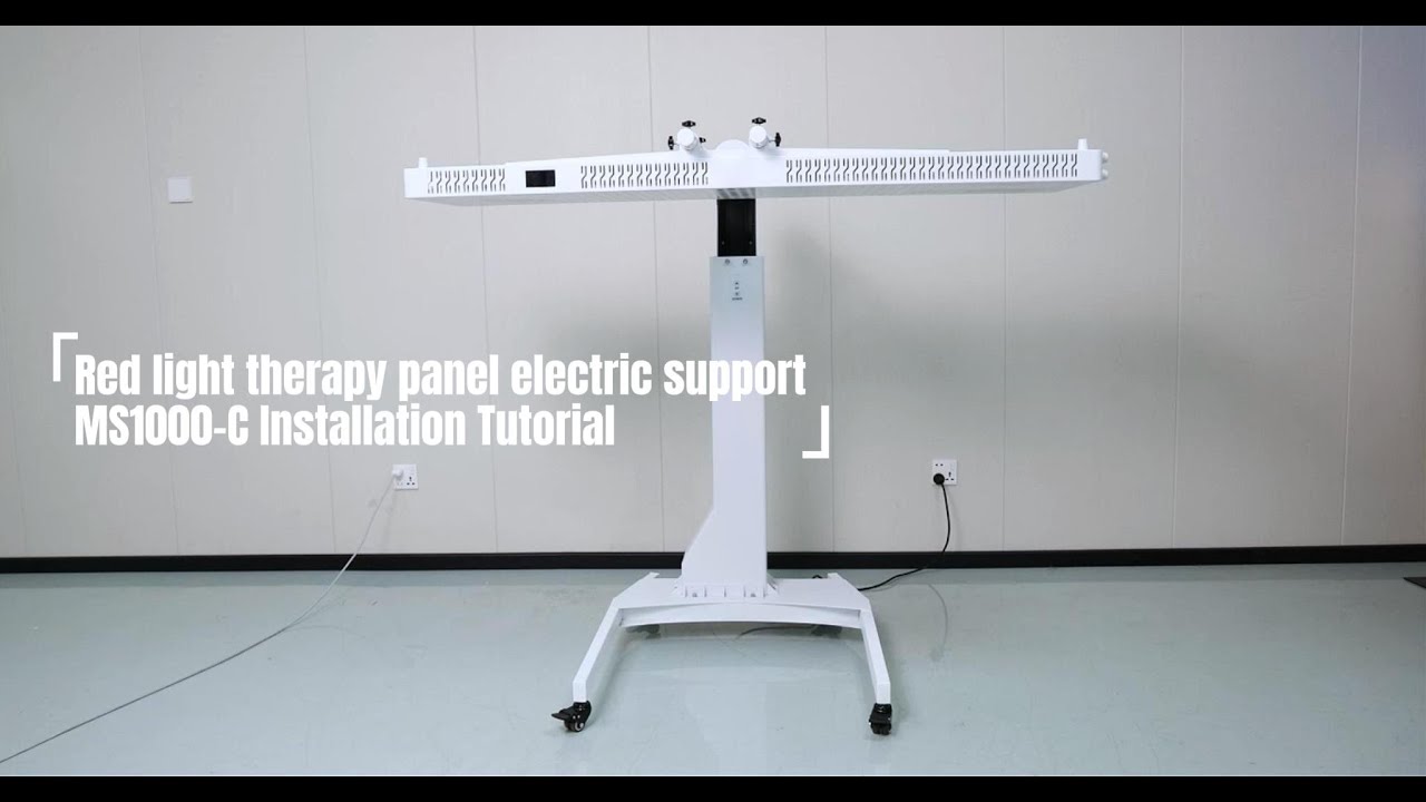 MS1000-C Electric Stand Installation for Red Light Therapy Panels