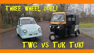 THREE-WHEEL DUEL! TWC vs Tuk Tuk! screenshot 5