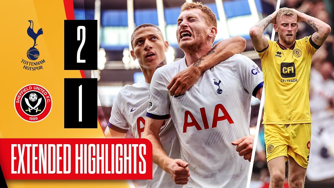 EXTENDED PREMIER LEAGUE HIGHLIGHTS | Tottenham Hotspur 2-1 Sheffield United | Spurs down Blades 😫