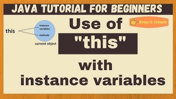 Use of " this" with instance variables | Uses of this keyword in Java