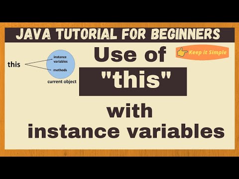 Use of " this" with instance variables | Uses of this keyword in Java