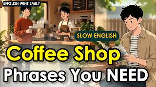 Real Coffee Shop Conversation in English | How to Order Coffee + Real Barista Dialogues (A1–A2)