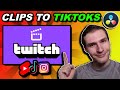 How to Edit Gaming Twitch Clips into TikTok Videos (like Kruzadar)  - Davinci Resolve Tutorial