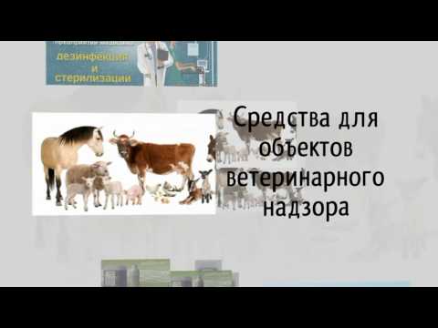 Дезинфицирующие средства для