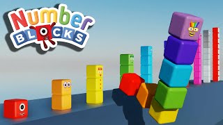 Numberblocks 110 Sliding Up to Put Themselves Together! Fun Video for Kids with Favorite Moments