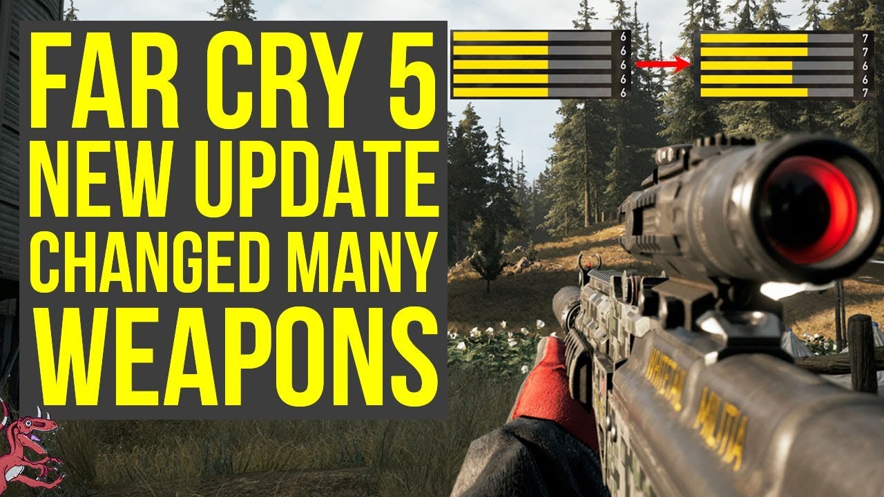 New Far Cry 5 Update CHANGED MANY WEAPONS Nerf for M249 & More! (Far