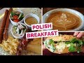 Breakfast in Poland | Eating Polish breakfast in Krakow