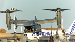 📍RAF Mildenhall - A CV-22 Osprey Lands at Sunset (October 2022)