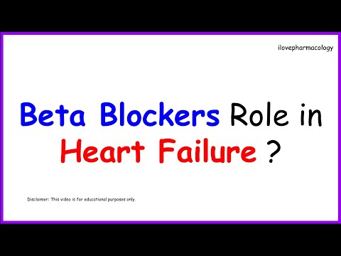 Video: Kodėl beta adrenoblokatoriai yra draudžiami esant dekompensuotam širdies nepakankamumui?