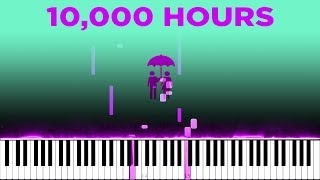 10,000 Hours (Dan + Shay, Justin Bieber) Piano Cover