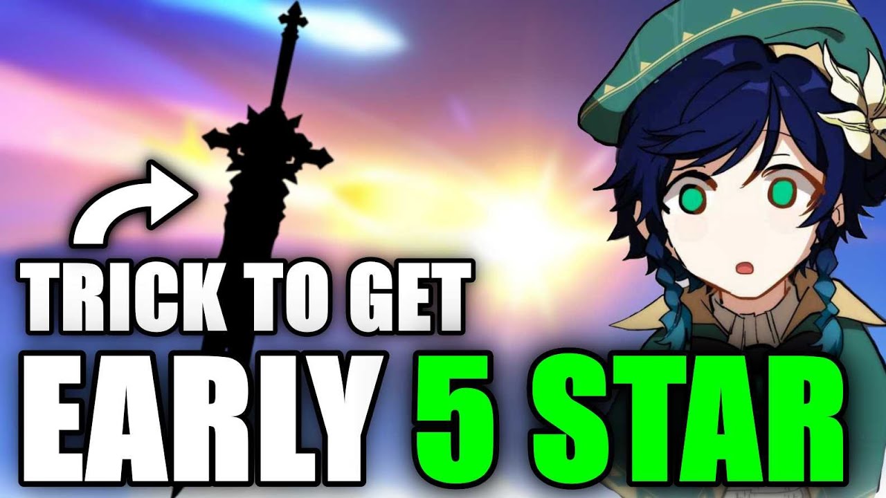 How to get 5 Star Early in Genshin Impact - YouTube