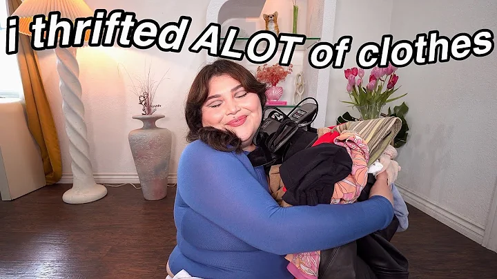 a very BIG SPRING THRIFT HAUL ✨ my BEST try on thrift haul EVER ✨