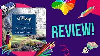 Dreams by Thomas Kinkade | Colouring Book Review