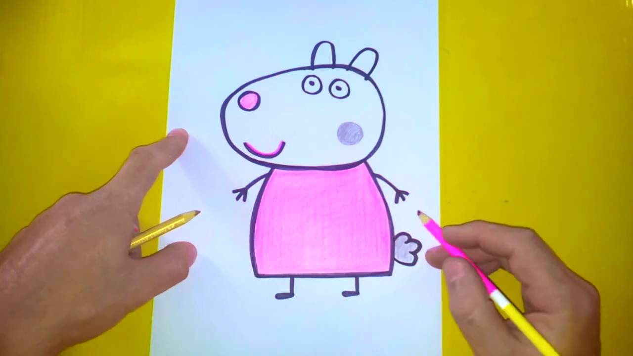 Como Desenhar Peppa Pig Suzy Ovelha