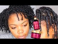 Twist Out ft. Mielle Organics Pomegranate & Honey Twisting Souffle | Awkward Length