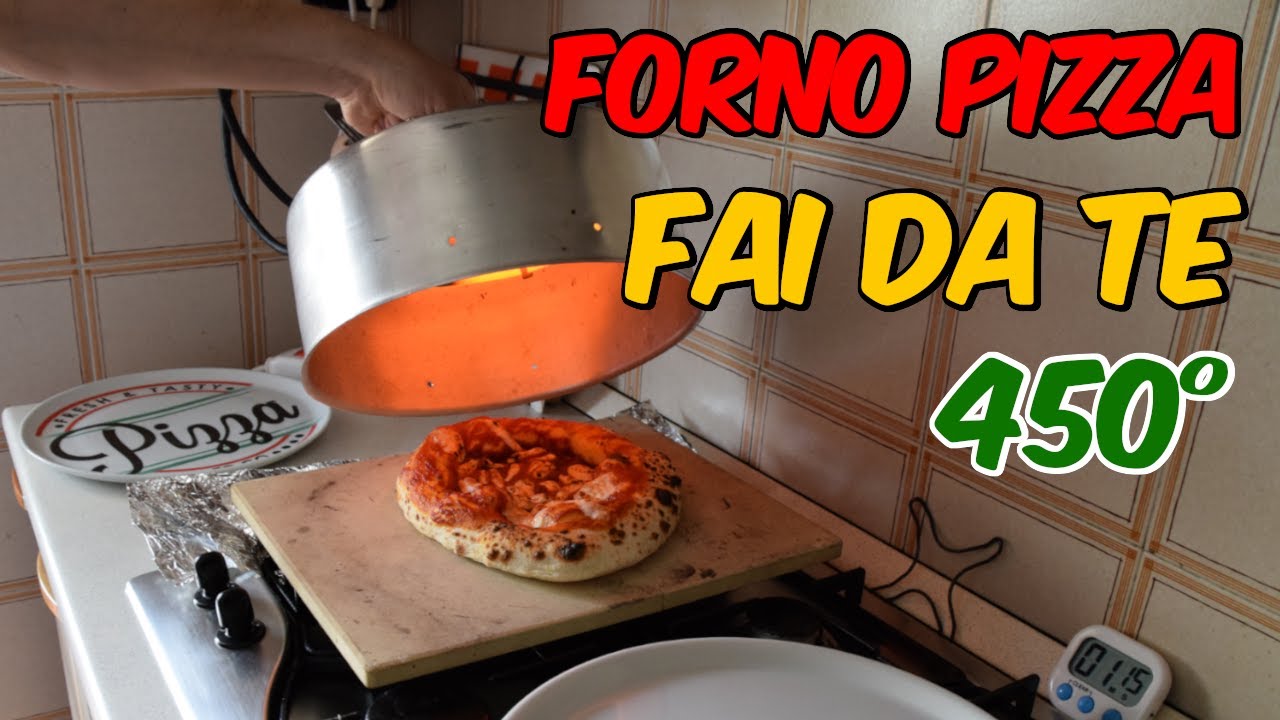 Forno per pizza napoletana costruito con una casseruola e una resistenza -  YouTube